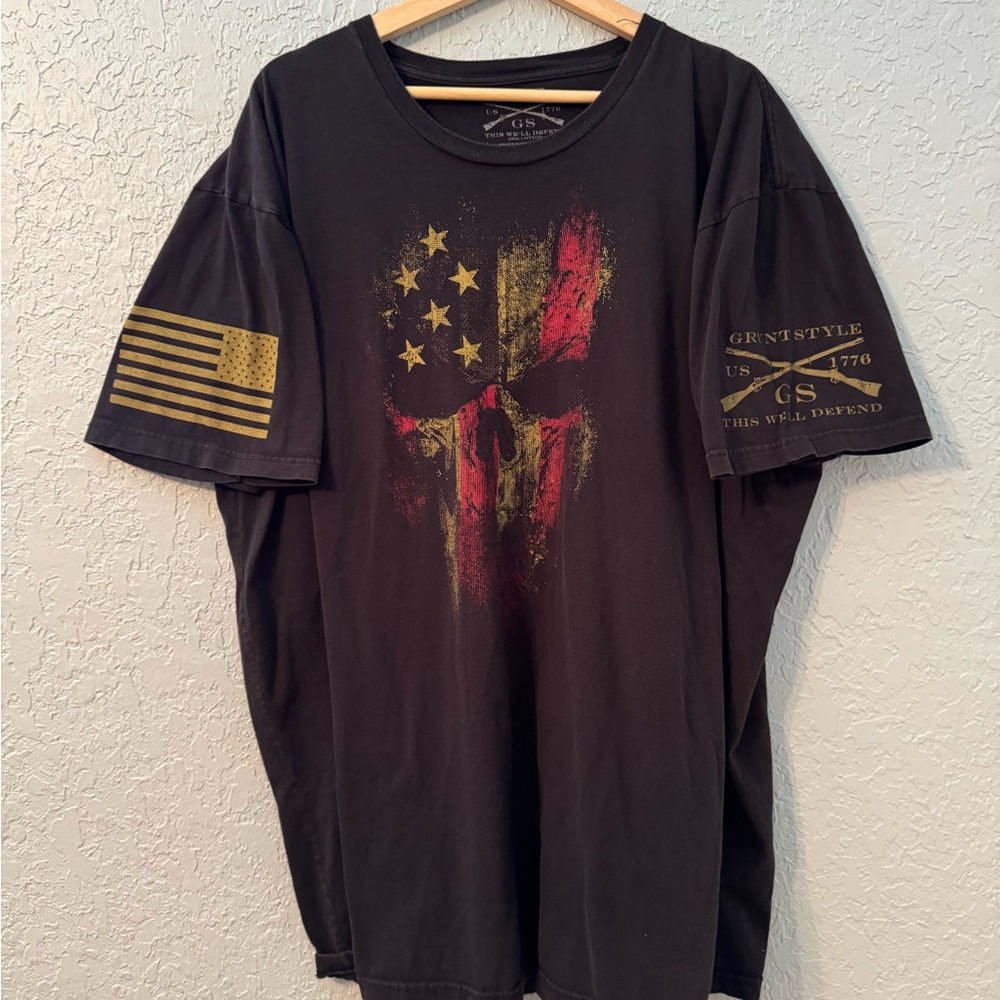 Grunt Style Men's Black Graphic T-Shirt